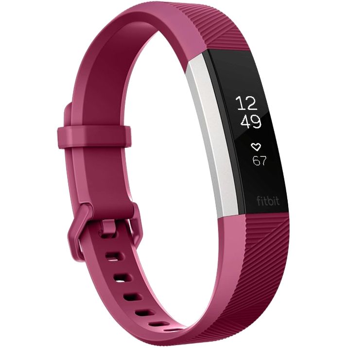 Fitbit Alta HR Fuchsia Heart Rate + Fitness Wristband (Large)