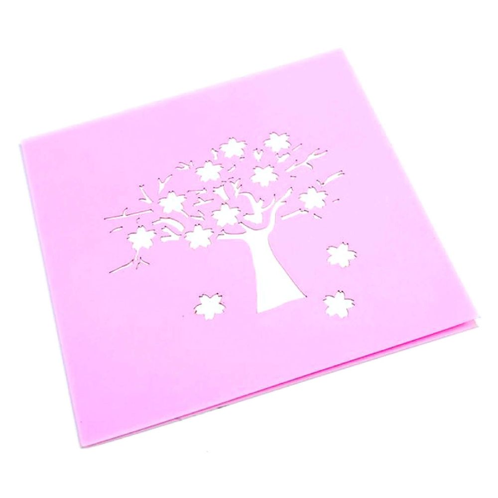 Abra Cards Blossom Pink Greeting Card
