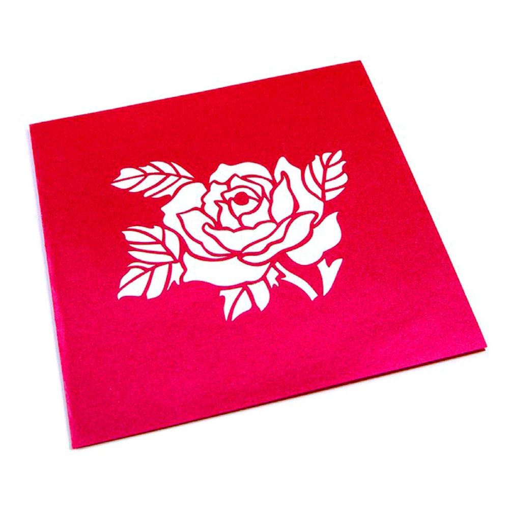 Abra Cards Roses Red Greeting Card