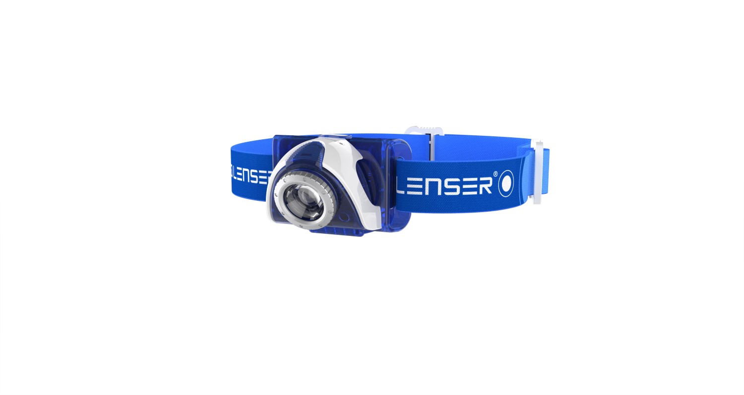LED Lenser SEO7R Series Blue Headlamp