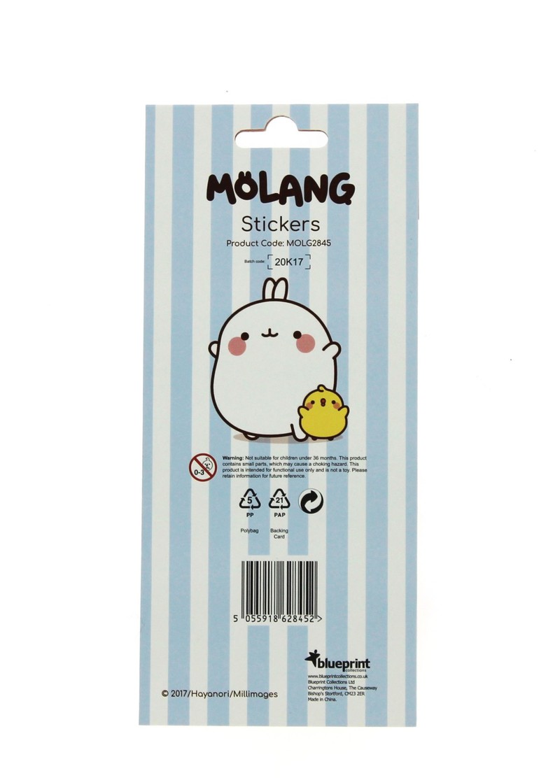 Blueprint Collections Molang Stickers
