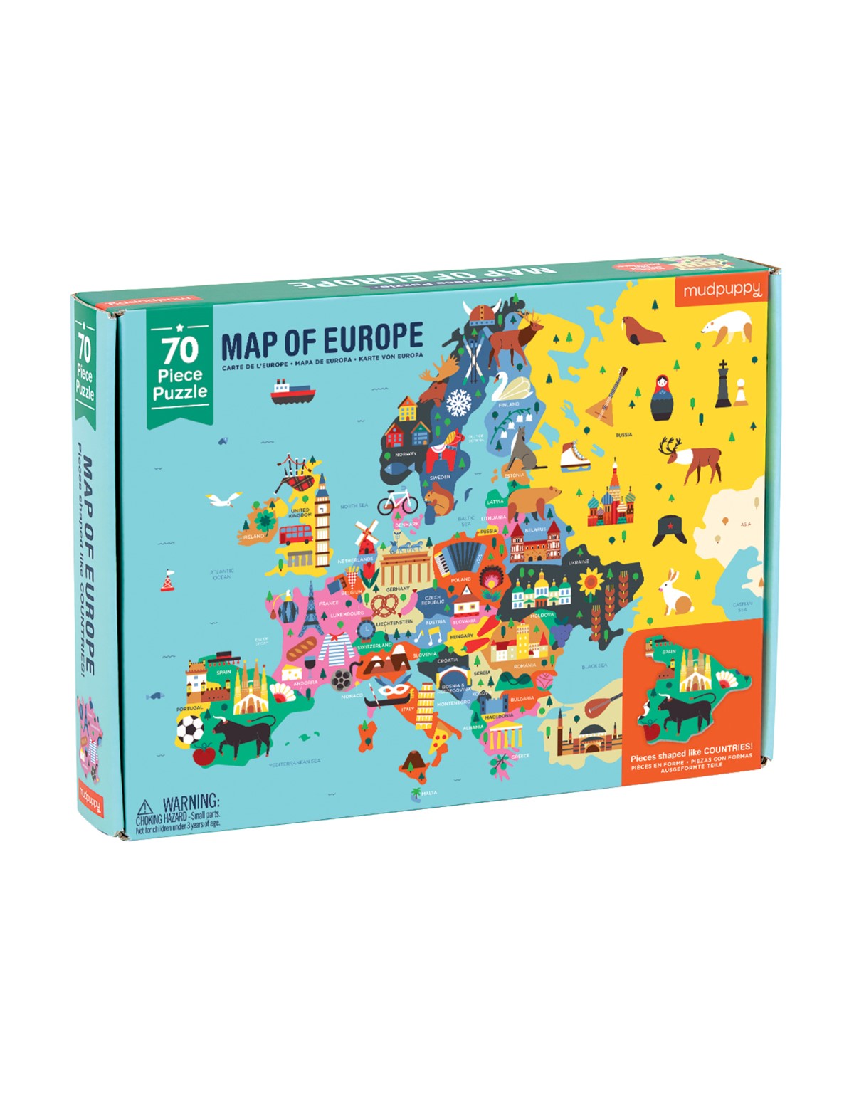 Mudpuppy Map of Europe Puzzle
