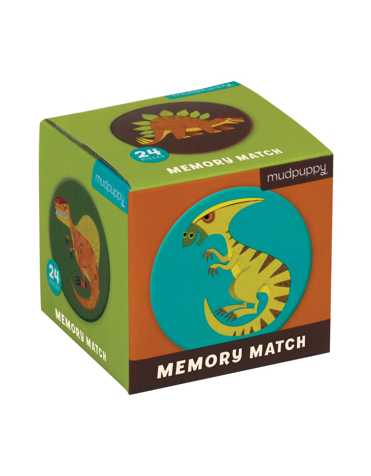 Mudpuppy Mighty Dinosaurs Mini Memory Match Game
