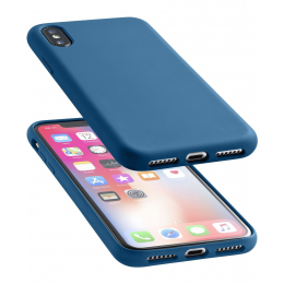 Cellular Line Soft Touch Case Blue For iPhone X