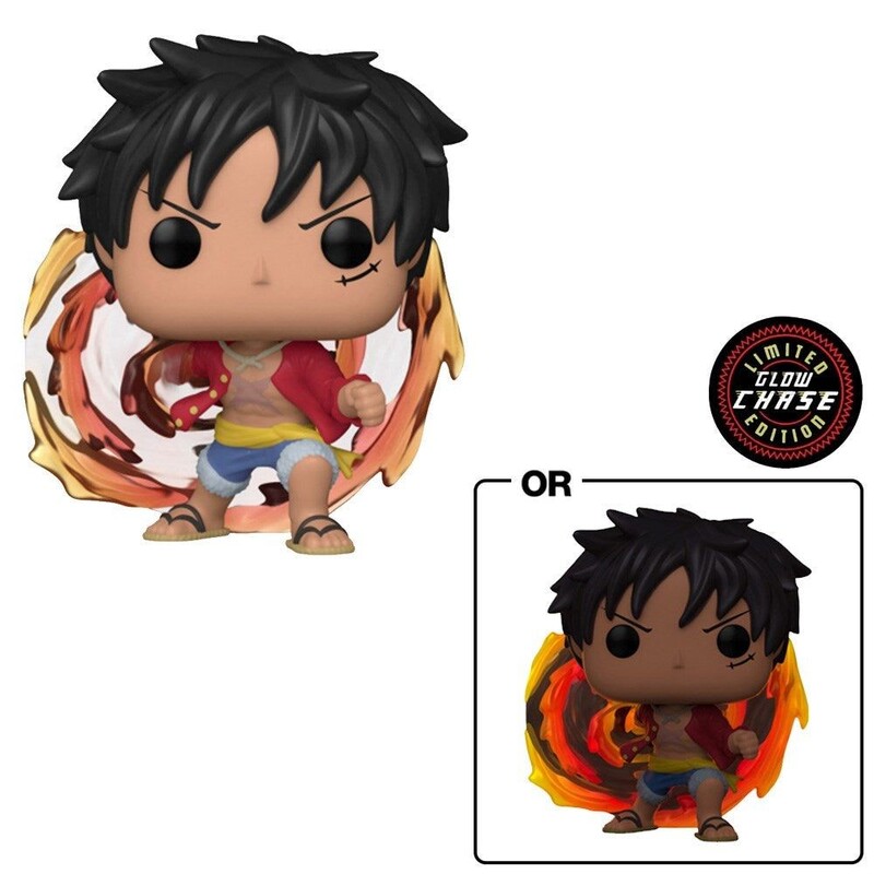 Funko Pop! Animation One Piece Red Hawk Luffy Vinyl Figure (with Glow in the Dark Chase*)