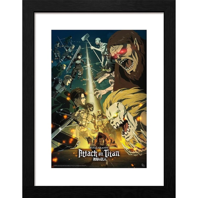 GB Eye Attack on Titan Framed Collector's Print "S4 key art 3" (30 x 40 cm)