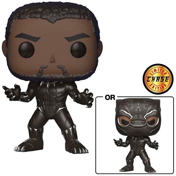 Funko Pop! Marvel Black Panther Black Panther 3.75-Inch Vinyl Figure (*With Chase)