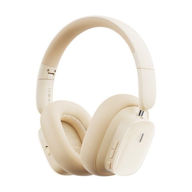 Baseus Bowie H1i Noise-Cancellation Wireless Headphones - Stellar White