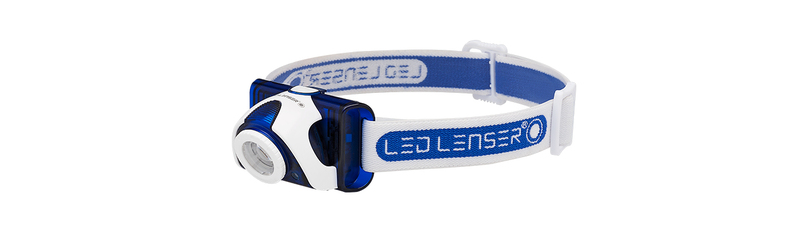 LED Lenser SEO7R Series Blue Headlamp