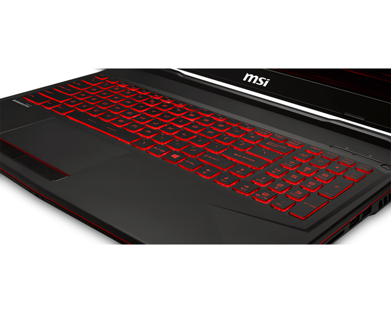 MSI GL63 8RC Gaming Laptop 2.2GHz i7-8750H 15.6 inch Black