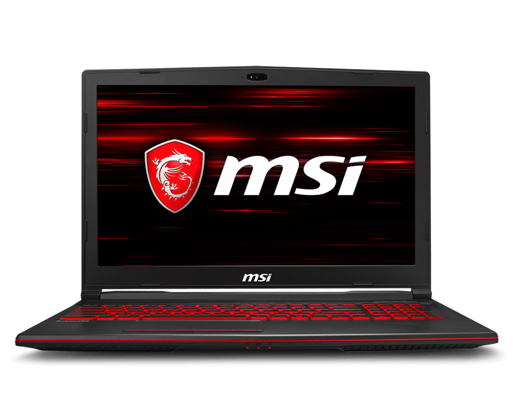 MSI GL63 8RC Gaming Laptop 2.2GHz i7-8750H 15.6 inch Black