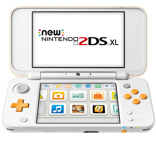 Nintendo 2DS XL Console Orange & White