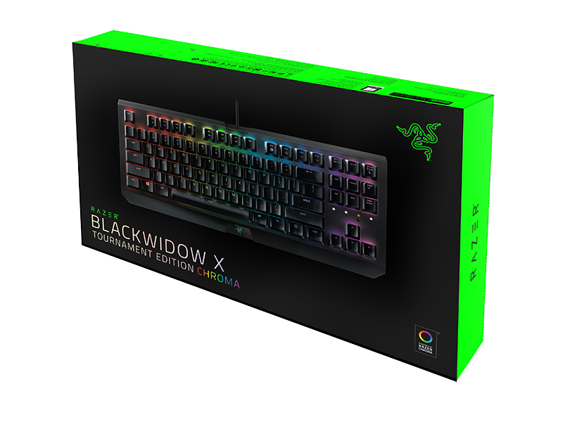 Razer BlackWidow X Tournament Edition Chroma Black Gaming Keyboard