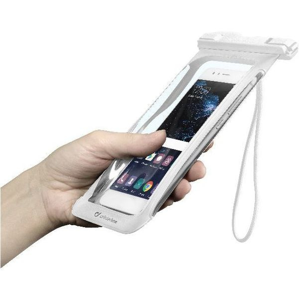 Cellular Line Voyager Case White for Smartphones Up To 6.3-Inch